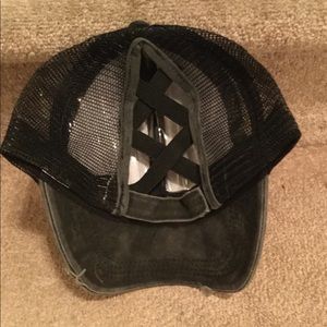 Black Criss Cross Hat